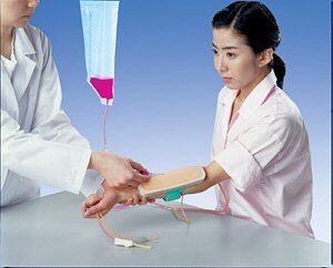 Pr�tesis detachable p/practicar t�cnicas de punci�n p/extracci�n de sangre W30501