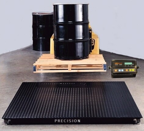 Plataforma de pesaje p/tarimas, 3 Tn x 1 kg, c/display y salida p/PC o impresora BC12L3A