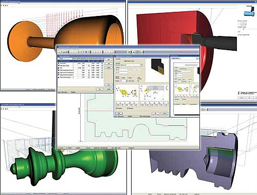 Software de diseño CAD CAM para Tornos CNC (licencia p/1 puesto de trabajo) Quick TURN 2D