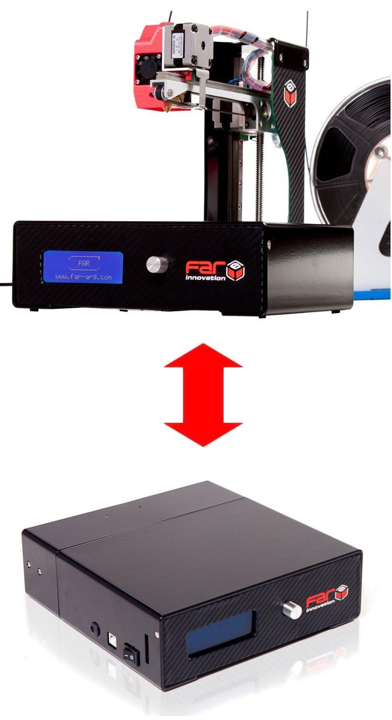 Impresora 3D plegable, 16 x 12 x 11 cm, PLA, ABS, Nylon, Flexibles y otros TecnoArt S I