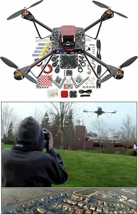 Kit para construir un Quadricopter ELEV-8 80000
