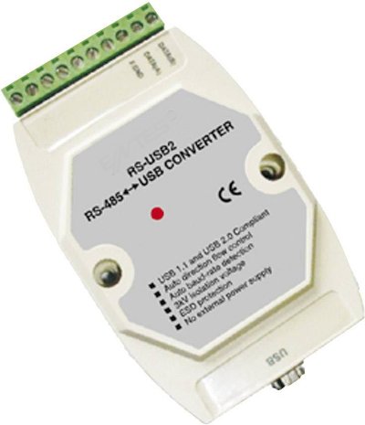 Conversor RS485 a USB2 p/analizadores MPR-53S y MPR-63 RS-USB2