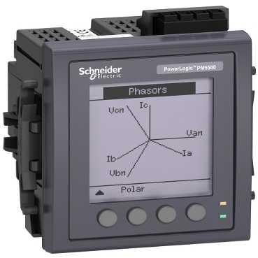 Medidor/analizador avanzado de parámetros eléctricos con Modbus, Ethernet y graficador fasorial SCH METSEPM5560