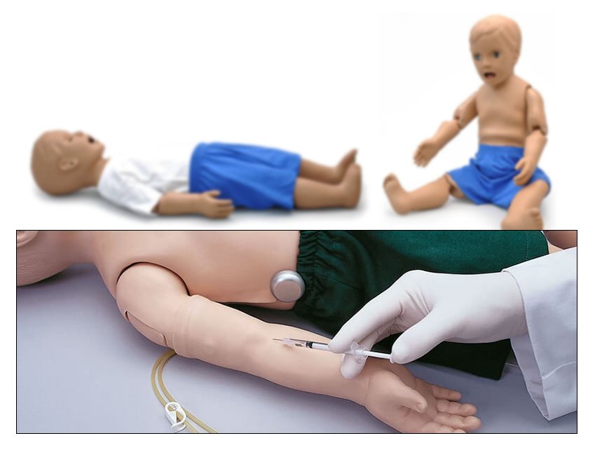 Brazo de entrenamiento sobre prácticas intravenosas pediátricas (accesorio p/el maniquí S110) S110.1