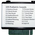 Simulador de ruidos estetoscópicos: memoria c/respiración y corazón infantiles W49404