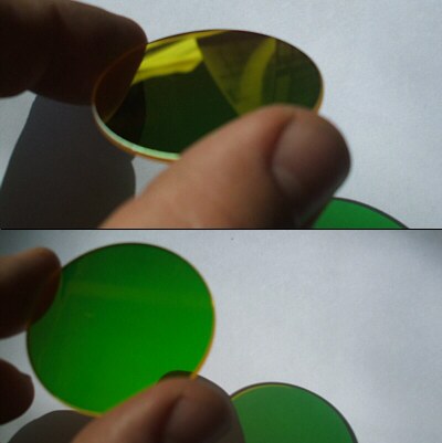 Filtro verde interferencial, 45mm de diámetro 1101001900302