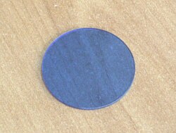 Filtro azul para colocar sobre iluminador de estativo de microscopio 1101001900352