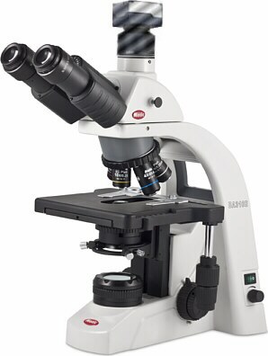 Microscopio ergon�mico trinocular de rutina c/iluminaci�n LED BA310 LED Trinocular
