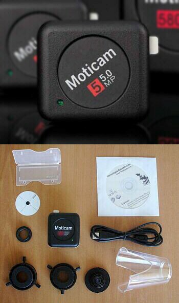Conjunto p/Videomicroscop�a Digital de Alta Resoluci�n 5MP MotiCAM 5