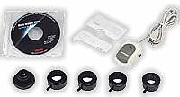 C�mara 350 y kit de accesorios provistos