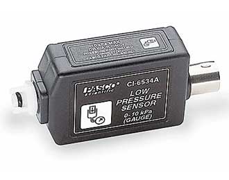 Sensor de baja presi�n 0-10 KPa  compatible c/interfases de la l�nea Science Workshop CI-6534A