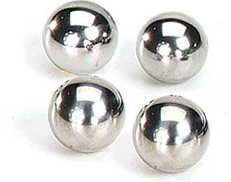 Juego de 4 esferas de acero p/estudios de conservación del momentum ME-9864