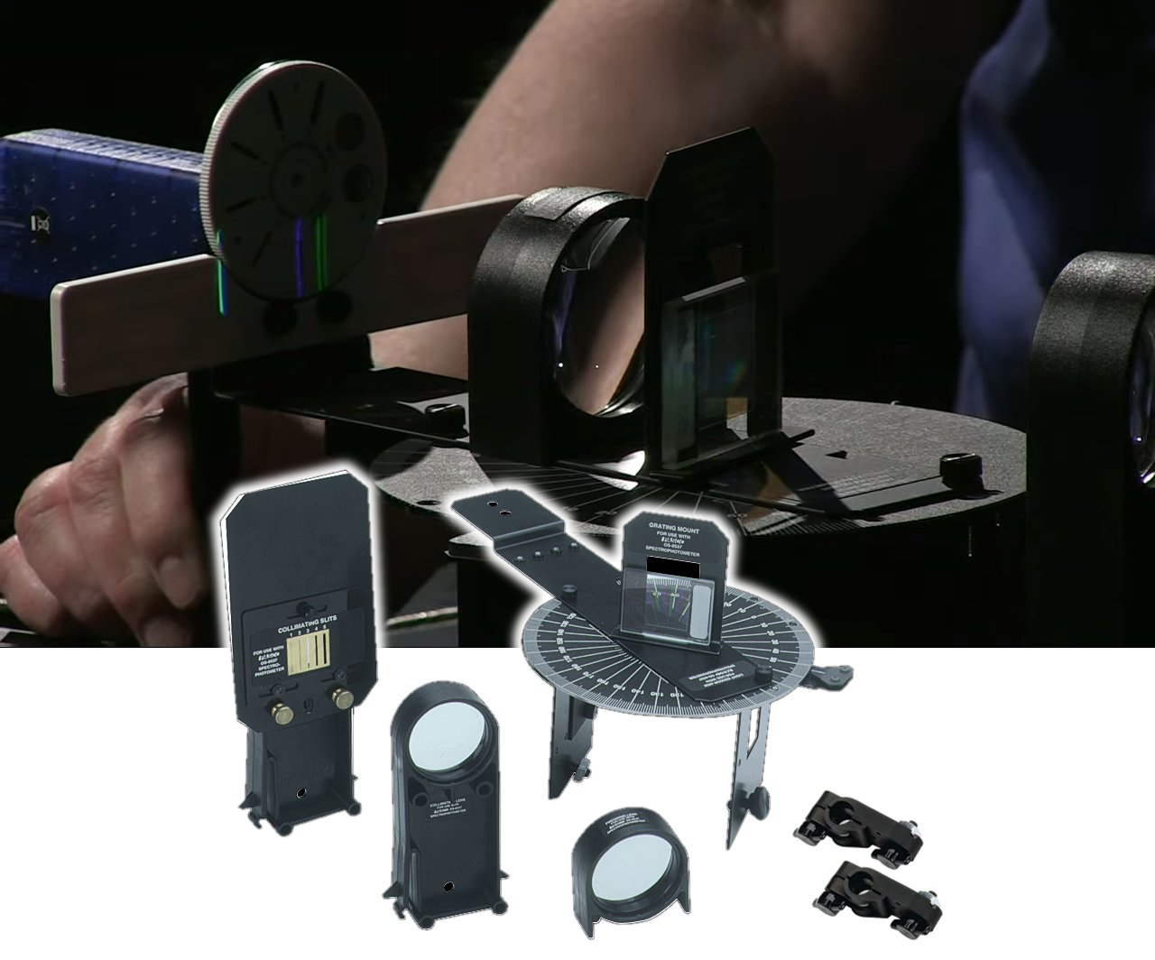 Conjunto de accesorios para armar un Espectrofotómetro OS-8537