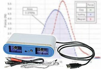 Interface Spark Link p/adquisici�n de datos - 2 canales externos y 2 sensores incorporados: V y T PS-2009