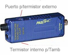 Sensor de Temperatura Ambiente, Intensidades Sonora y Luminosa - L�nea PasPort PS-2140