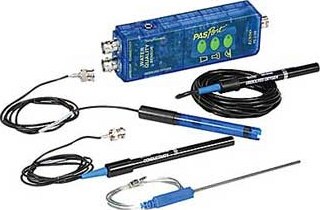 Sensor m�ltiple para examinar la Calidad del Agua: temperatura, pH, O2 disuelto y conductividad PS-2169