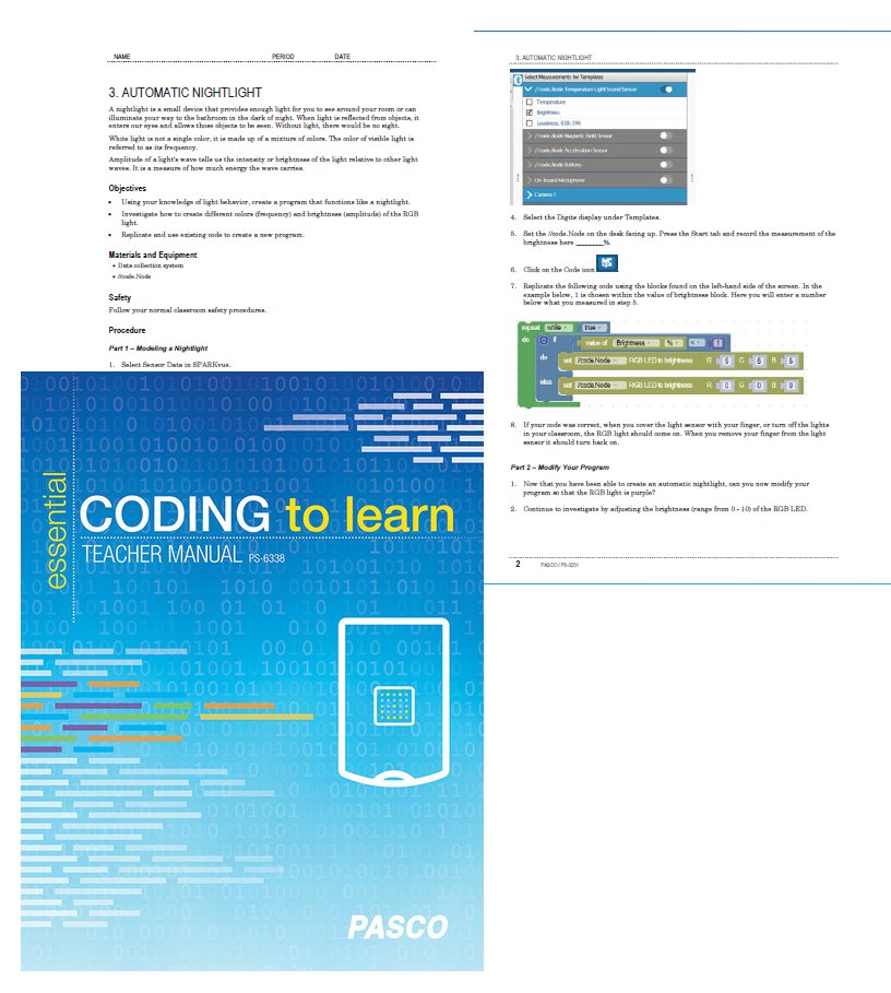 Manual para el docente con actividades de programación Essential Coding to Learn PS-6338
