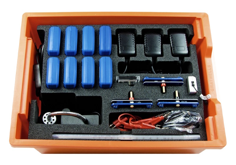 Conjunto de accesorios e instrumentos de uso común para los kit Matrix dedicados a las Energías Renovables RE6491
