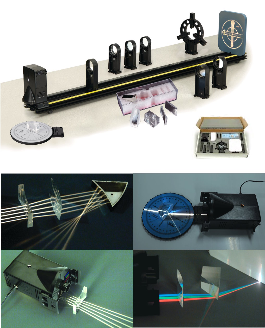 Sistema de Optica Geométrica (cilíndica y esférica) OS-8515D