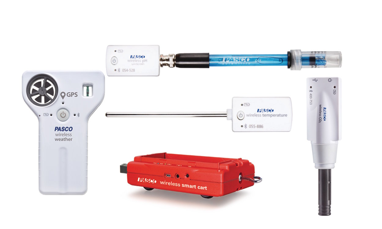 Conjunto estándar de sensores inalámbricos para Ciencias Naturales en Escuelas Secundarias PS-3307C